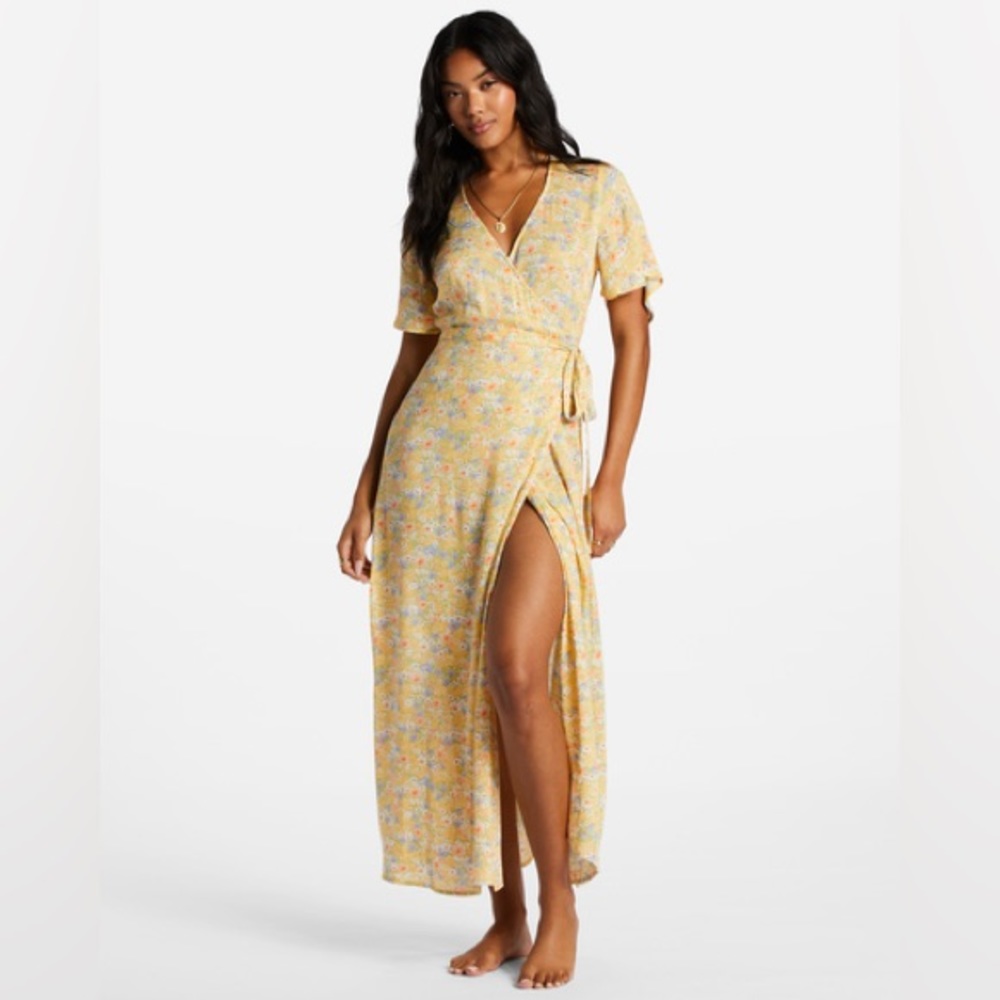 Day By Day Maxi Wrap Dress